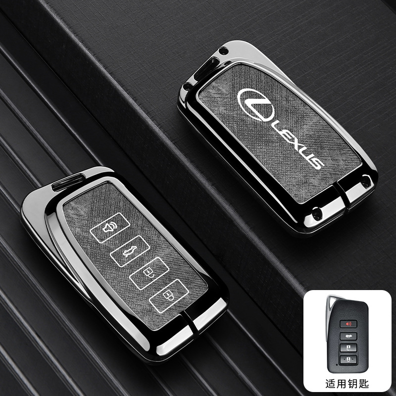 모델 B 4버튼 데님 패턴 [건쉘 그레이 가죽] 싱글쉘