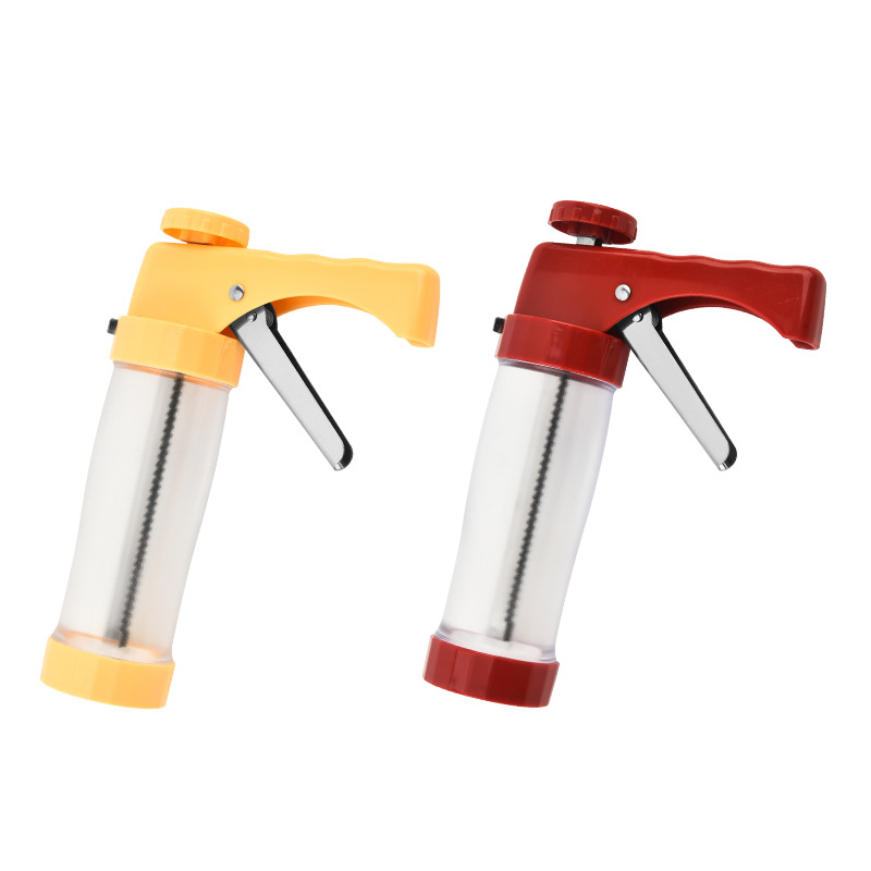 Cookie Decorating Gun, Cream Squeezer, Cream Gun, Decorating Gun, Flower Mouth, Melted Bean Baking Tool, Household Set