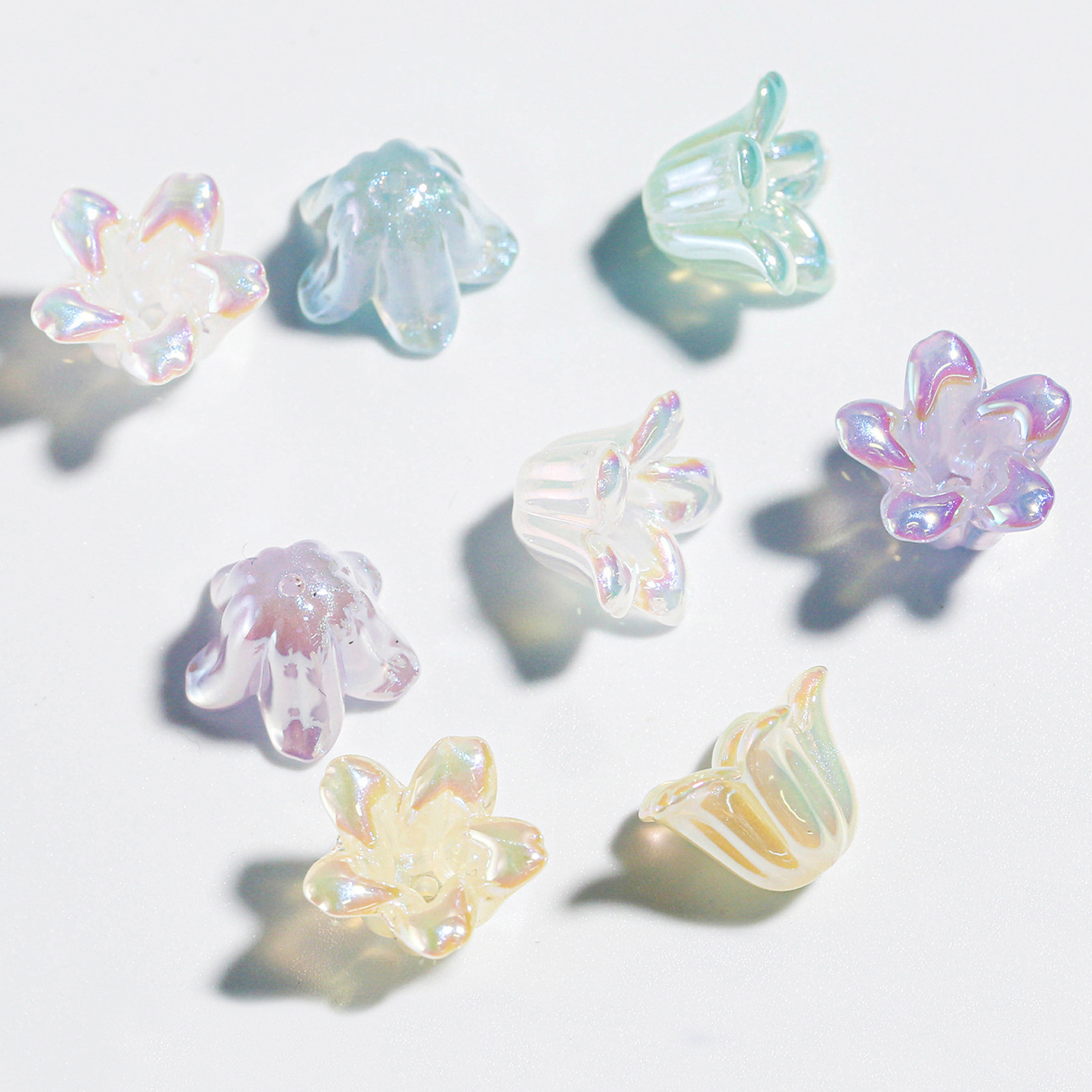 Cuentas de Flor de Lirio de los Valles, Cuentas Sueltas de Flor de Lirio, Bola de Flores, Accesorios de Joyería DIY, Cuentas a Granel
