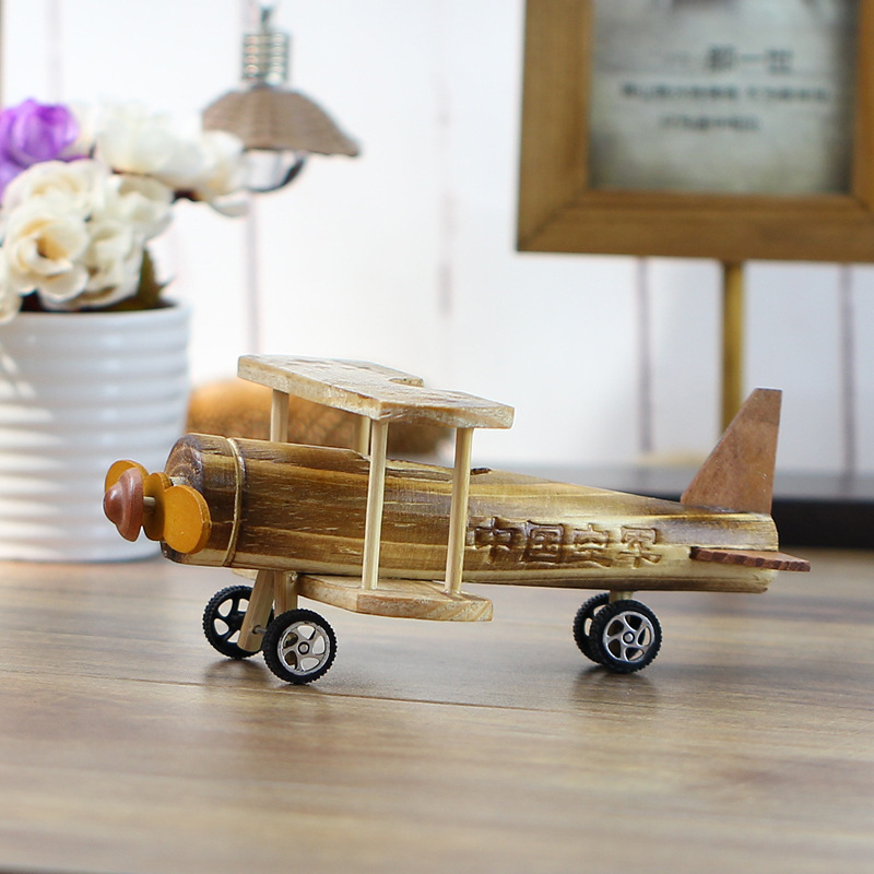 wooden airplane