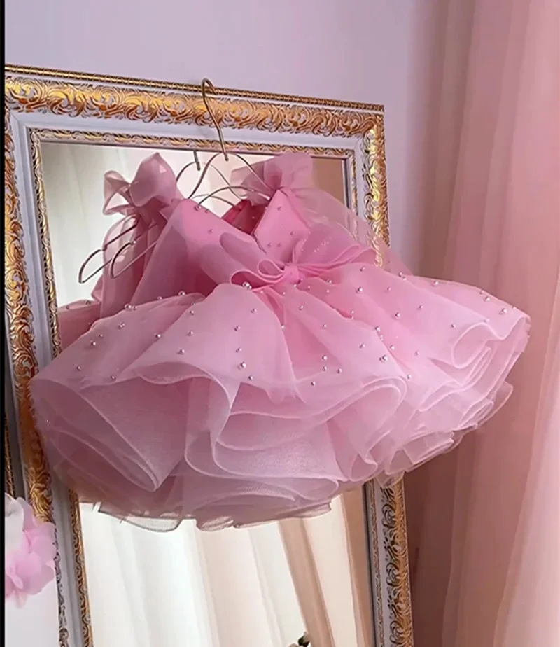Abito da principessa in tulle per bambina compleanno e cerimonia_voghion.com