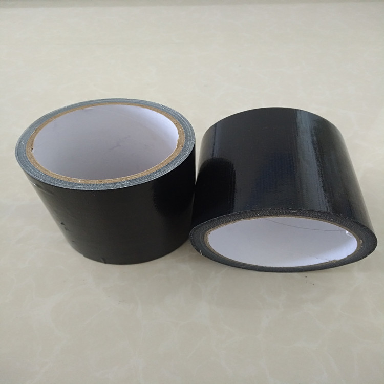 青岛厂家直接销售黑色单面布基胶带，苏州衍腾电子生产白色单面布