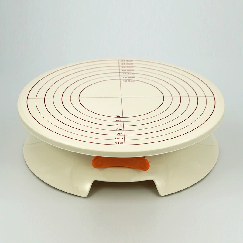 Поворотный стол для выпечки торта Украшение торта Поворотный стол 12-дюймовый стол для украшения с фиксированным вращающимся размером