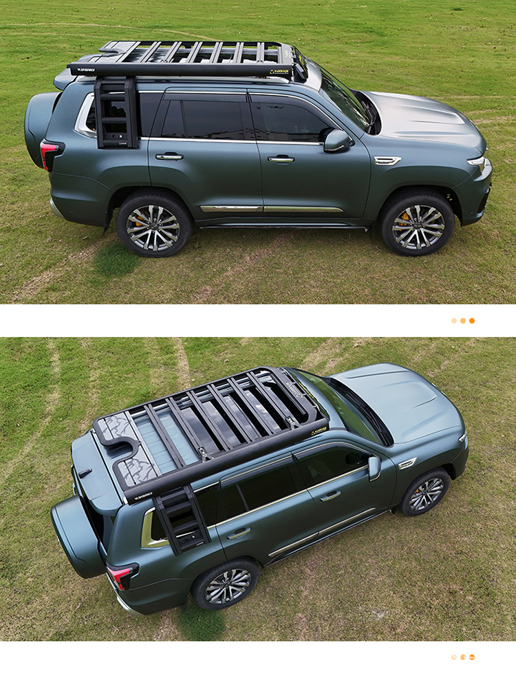 Beijing Bj60 Roof Rack Ladder Bag Mountain Curve Brand Non-Destructive Installation Roof Platform