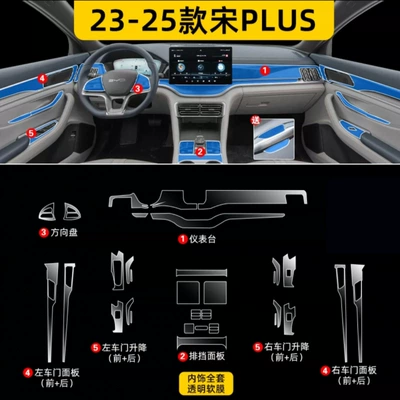 shift car TPU high quality, Car interior film - full-set-of-screen-protectors-without-screen