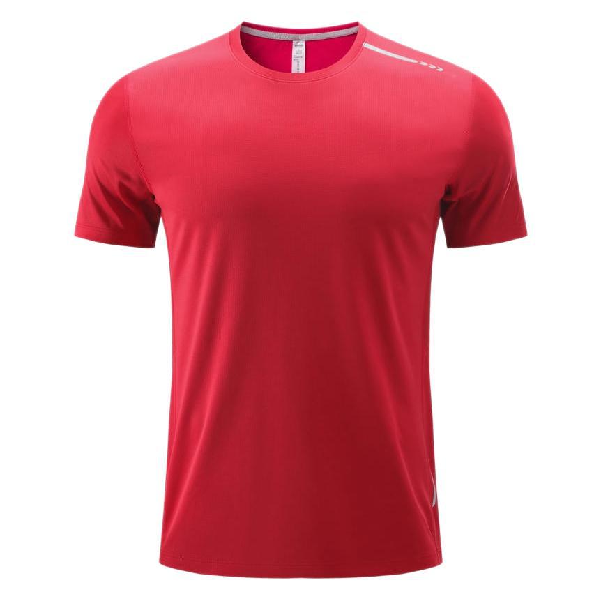 Correr camiseta de secado rápido logotipo impresa al aire libre ropa de trabajo fresca camiseta cultural de manga corta publicidad ordenada