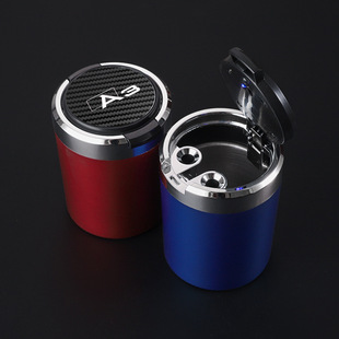 Car Accessories Portable Luminous Liner Cigarette Ashtray