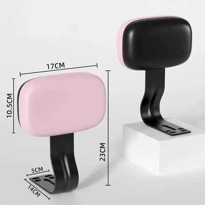 Electric car rear backrest Xiaoniao, Xinri, Yadea, and Luyuan - pink-square-soft-covered-sponge-backrest