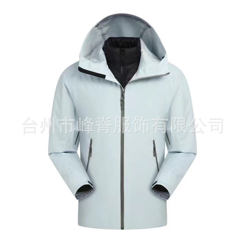 台州鸟家beta LT三合一硬壳冲锋衣户外男女可拆卸冬季羽绒服防水|undefined