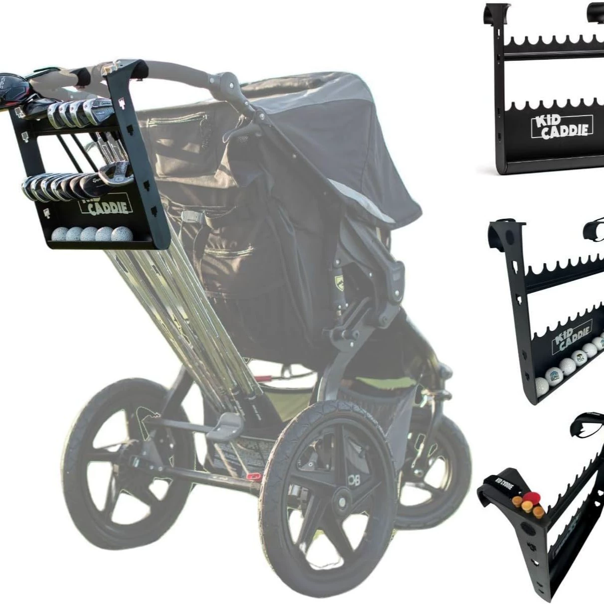 Kid Caddie — Крепление для гольф-кара — Простота установки, нейтральная посадка, высота тележки