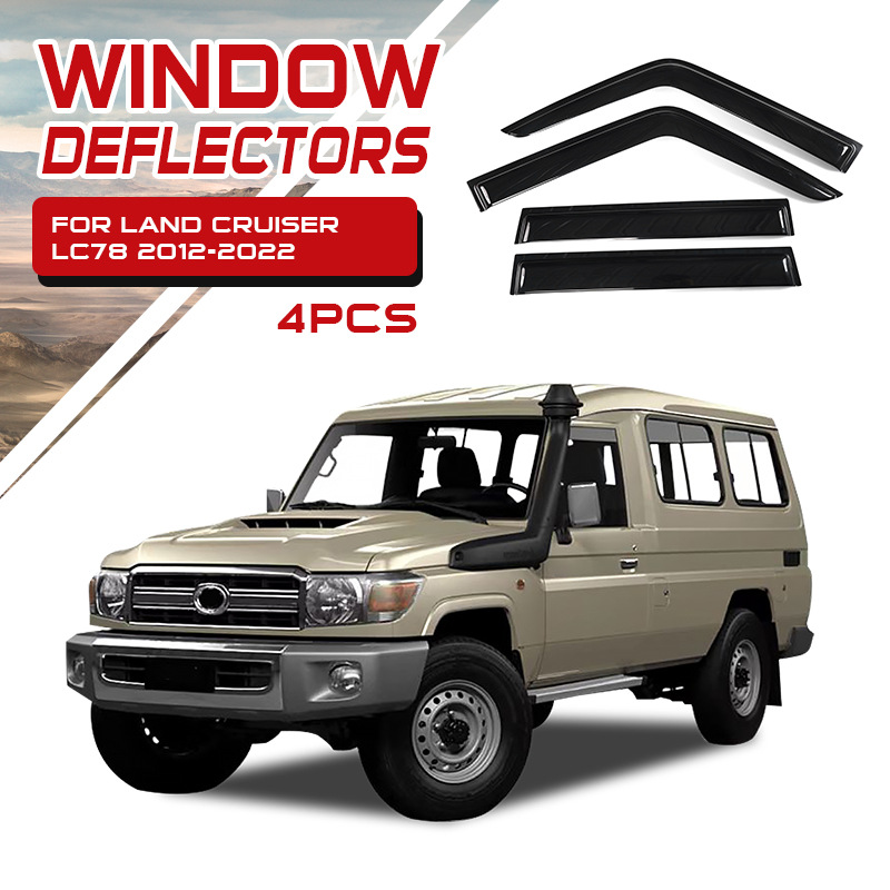 TXR aplicable a Land Cruiser LC79 70 Window Visors Ventana Eyebrow