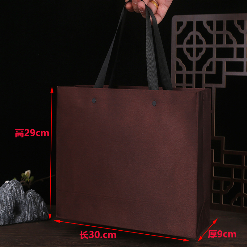 Bolsas de regalo de seda bolsas de té Pu 'er bolsas de mano bolsas de mano café bolsas de ropa bolsas de negocios personalizadas