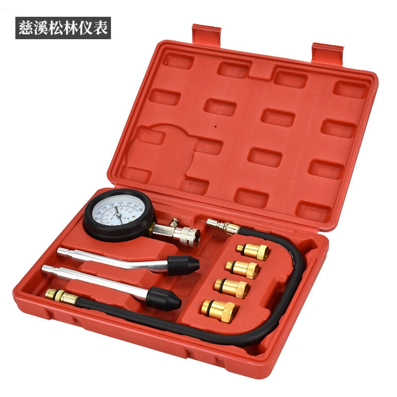 Манометр давления цилиндра автомобиля мотоцикла Несколько спецификаций манометр давления цилиндра Инструмент обнаружения давления цилиндра двойного назначения манометр давления цилиндра