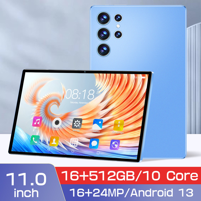 Cross-Border Exclusive Supply of Brand New S23U Smart Tablet Computer 16+512g Entertainment Device from Source Manufacturer Tk/Temu, Available for Dropshipping