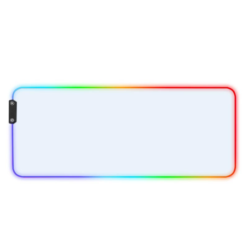 Большой RGB коврик для мыши и стола, 350×250×3 мм или 800×300×4 мм, противоскользящее резиновое основание
