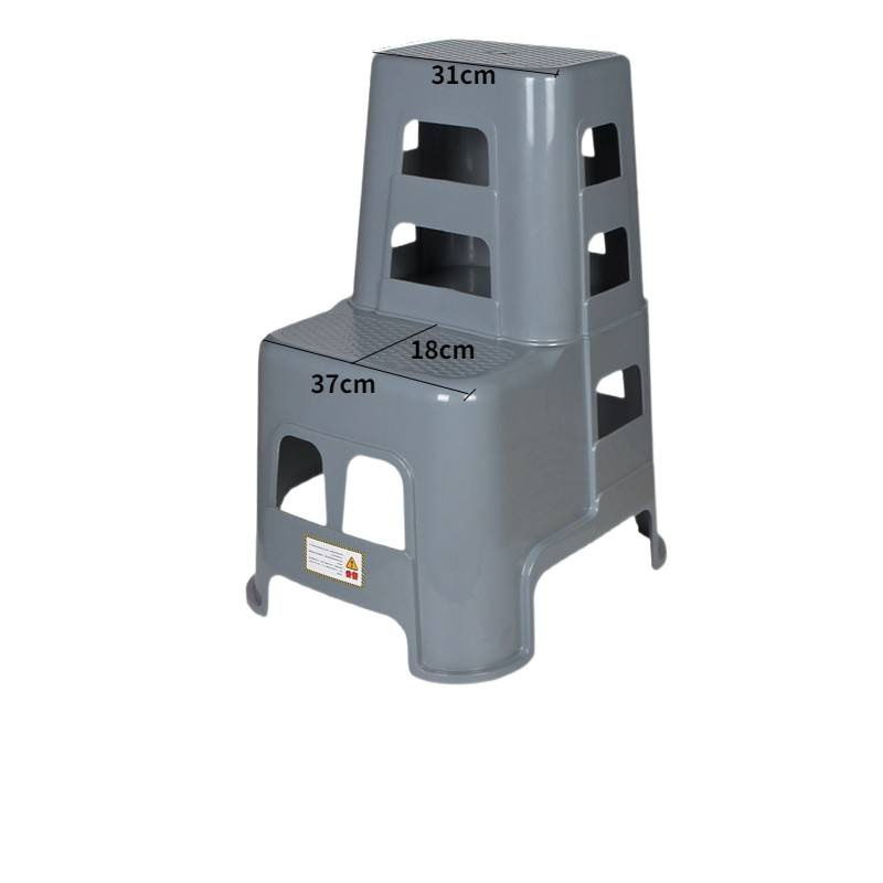 Taburete de lavado de automóviles de dos pasos taburete de escalada de plástico doméstico escalón taburete de pedal taburete de escalera alta y baja
