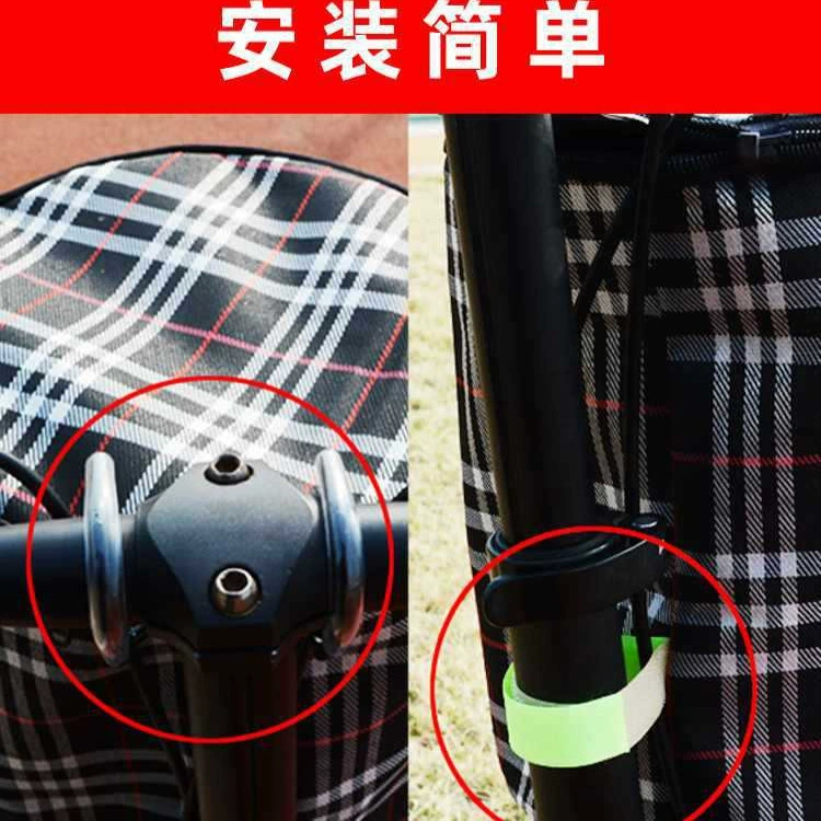 Передняя корзина для электрического велосипеда, детская складная универсальная корзина для велосипеда, передняя подвесная корзина.