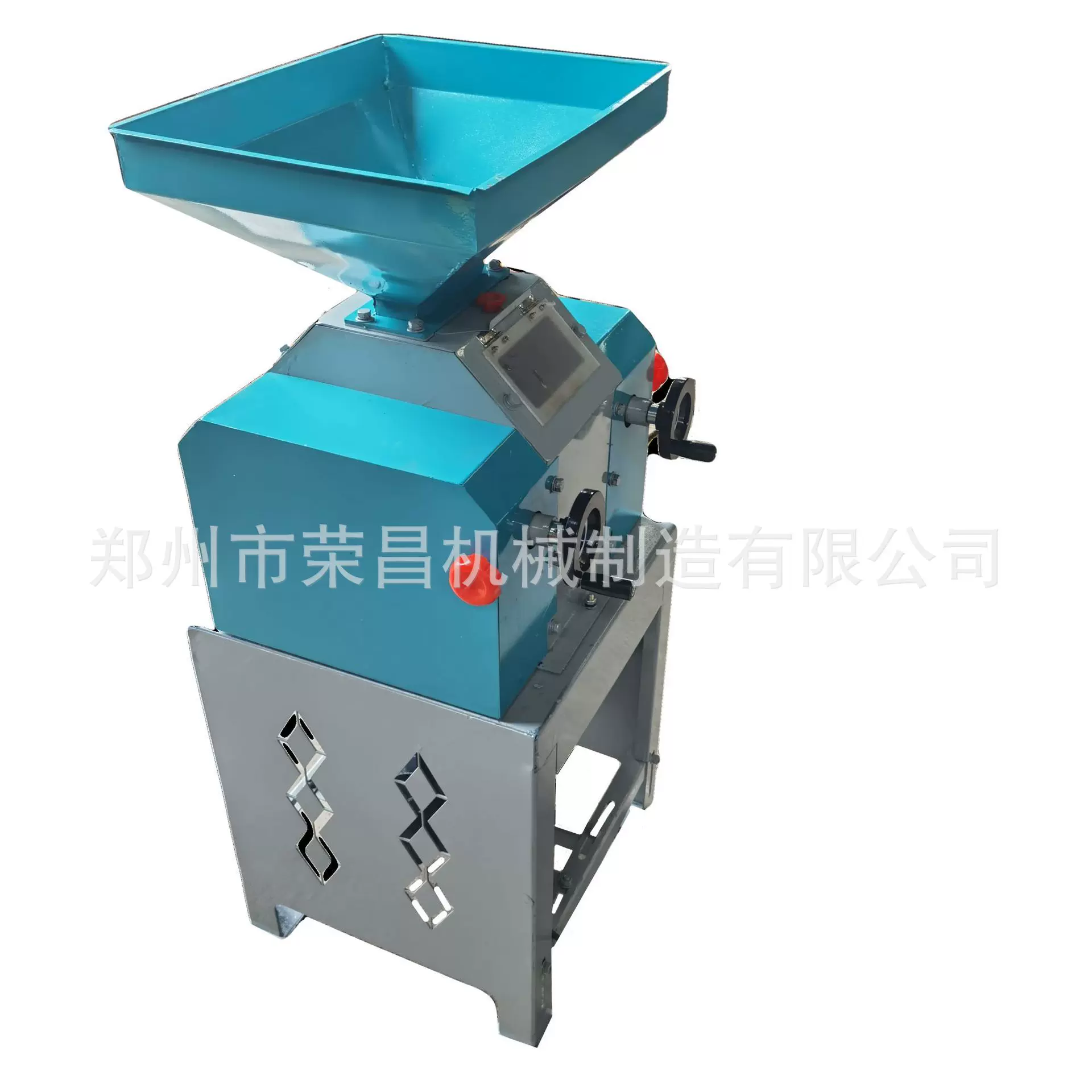 养殖用玉米破碎机 花生米破瓣机 对辊式大豆酿酒用高粱破碎机