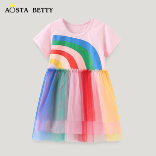 �ļ���ƷŮͯ�B��ȹ�W���L��ͨӡ���W������ȹ�A�Iͯ�b��ɫ��ȹ