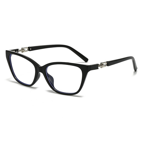 New Fashion Blue Light Blocking Flat Sunglasses, T Brand Artistic Women's Large Frame High-Quality Blue Light Blocking Flat Sunglasses