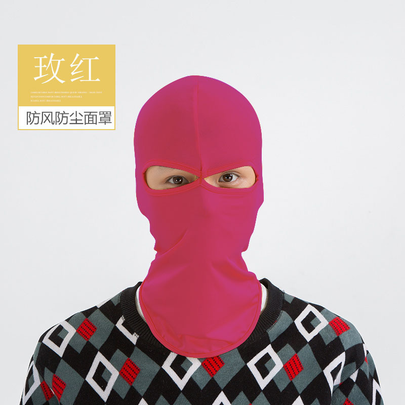 더블홀-로즈레드