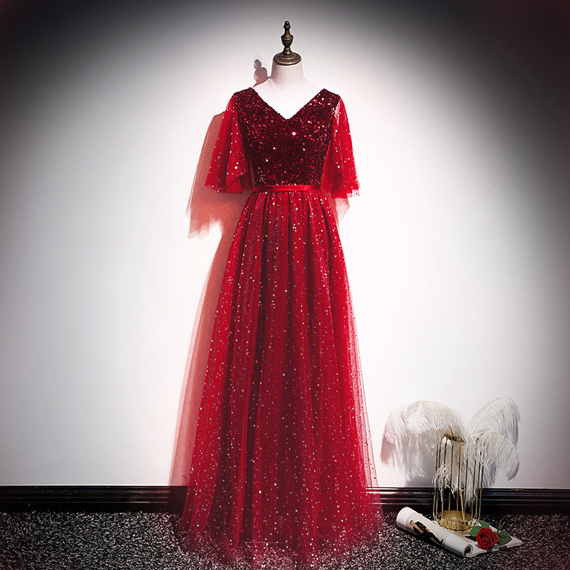 Coro traje femenino adulto coro competencia ropa verde oscuro anfitrión elegante vestido
