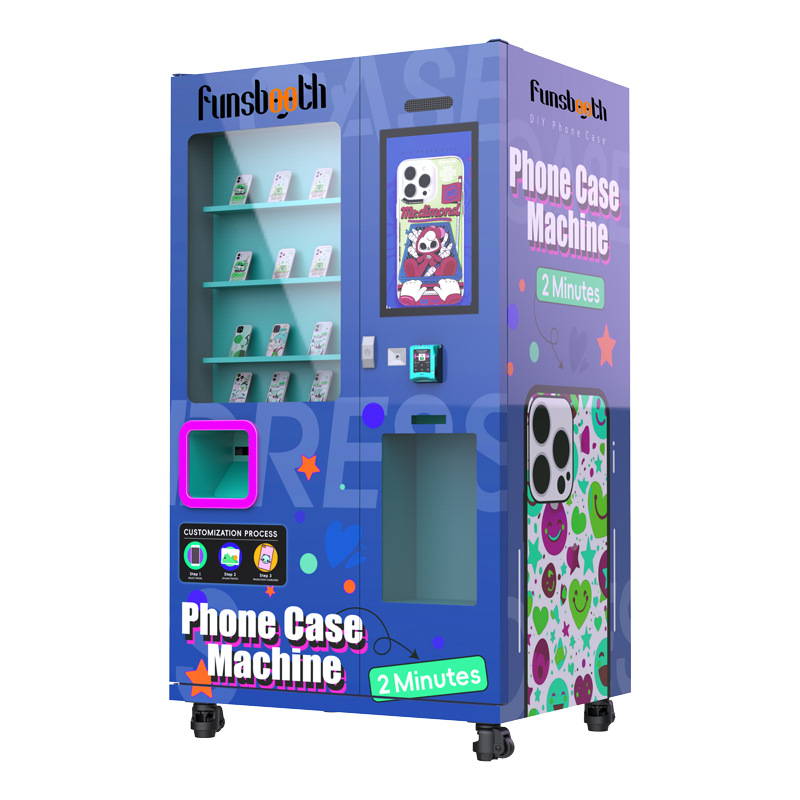 Автомат самообслуживания по печати чехлов для мобильных телефонов Funsbooth