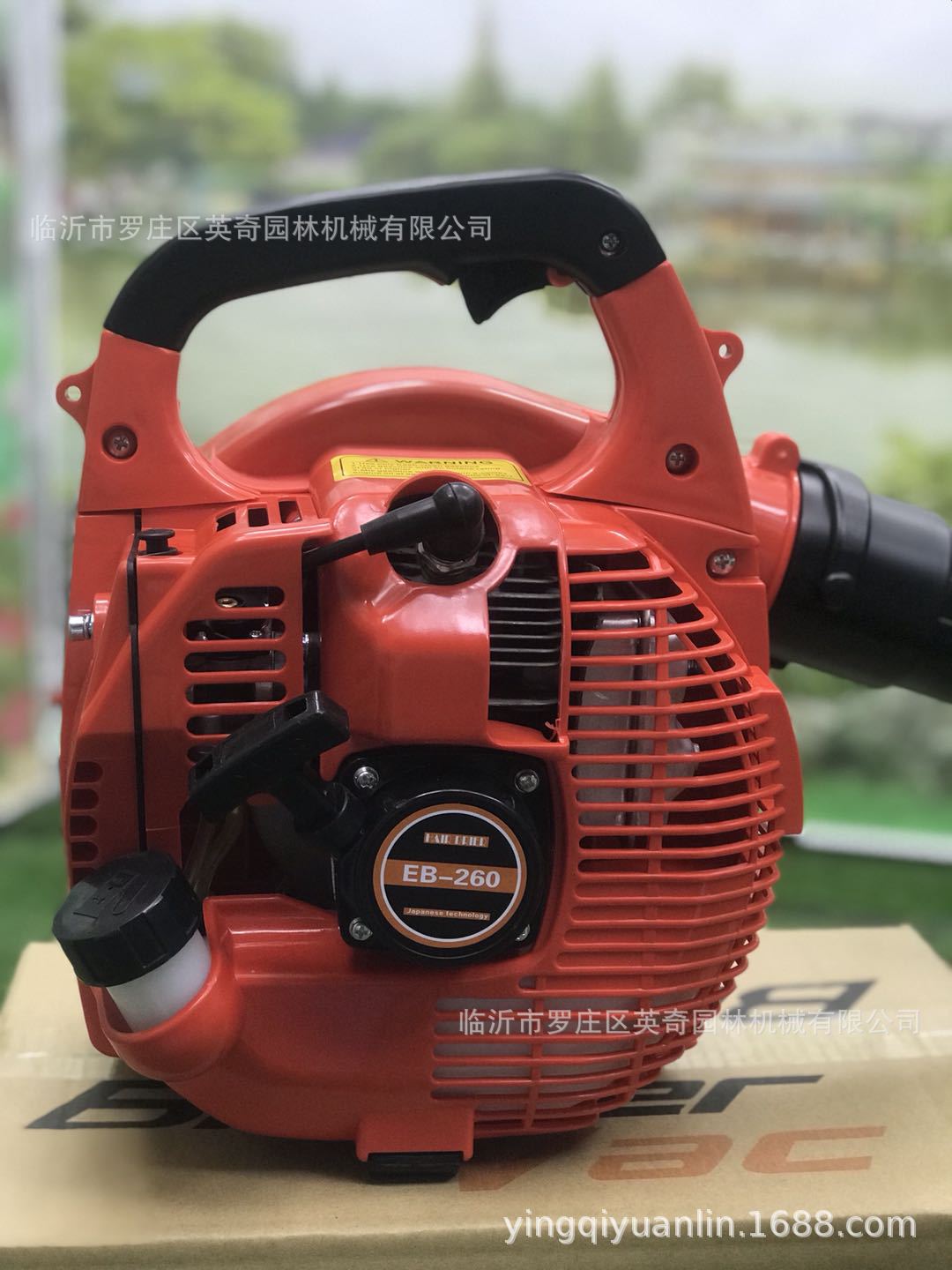 Yingqi ventas directas de fábrica mochila gasolina secador de pelo de efecto invernadero soplador de nieve camino de limpieza extintor de viento