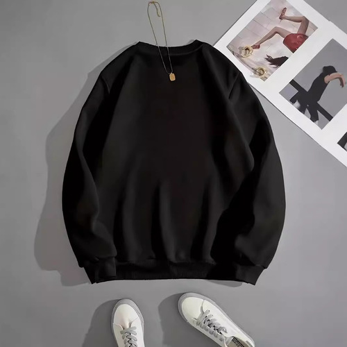 A single cross-border solid color blank light board crewneck sweatshirt for AliExpress Amazon independent store TEMU review approval