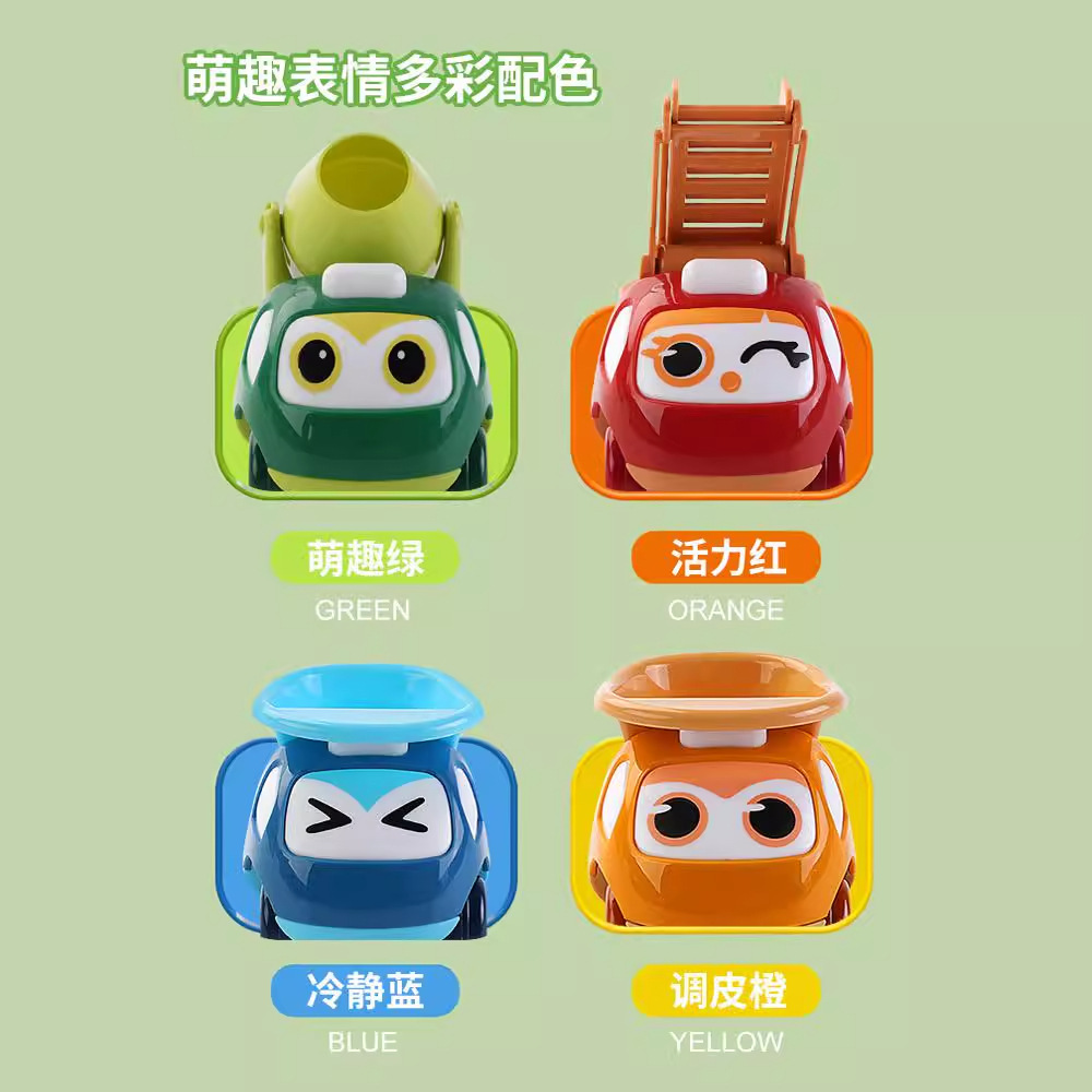 Inercia infantil juguete ingeniería camión de bomberos modelo de dibujos animados agarrar muñeca máquina jardín de infantes pequeños regalos al por mayor