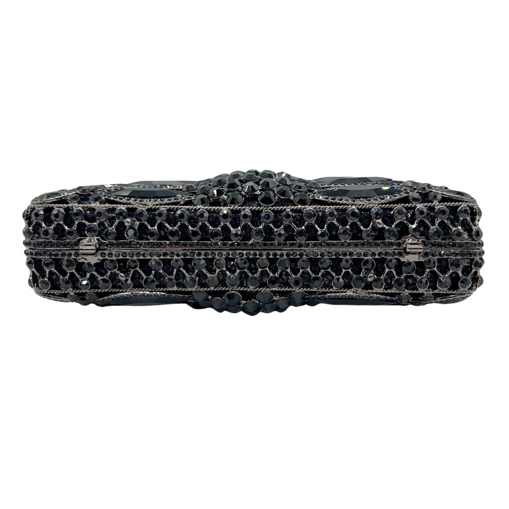 Stone clutch transfronterizo nuevo paquete de cena de diamantes de lujo bolso de mano de diamantes de mujer bolsa de vestido de fiesta de celebridad