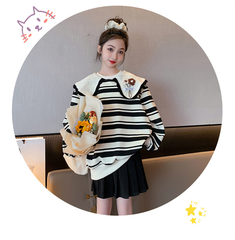 女童卫衣春秋款2023新款洋气儿童秋装长袖小女孩秋季童装宽松上衣详情9