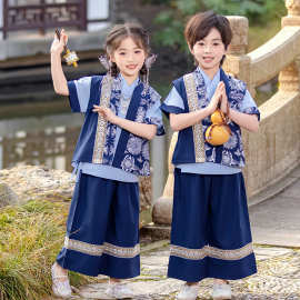 男童民族风少数民族服装儿童壮族舞蹈服幼儿园六一演出服国风套装
