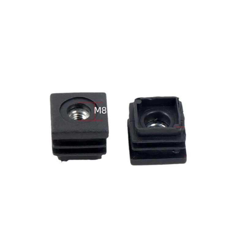 M6M8M10 tapón de tuerca tapón de tubo de plástico tapón de tubo cuadrado tapón interior mesa y silla ajuste pie pie pie pie almohadilla ajustable