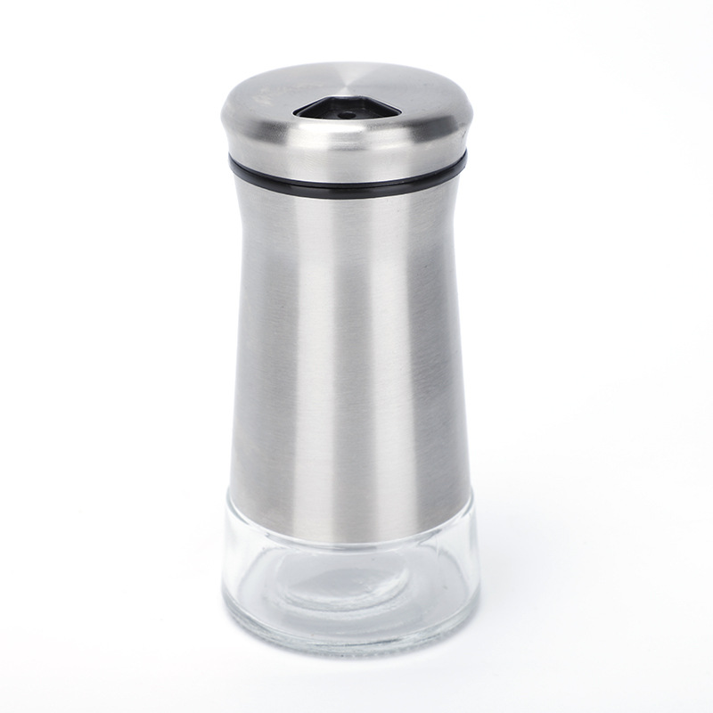 Acero inoxidable al por mayor herramientas de barbacoa al aire libre botella pimienta cocina hogar comino esparcidor en polvo condimento tarro