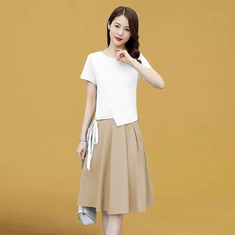 Льняное платье-костюм для миниатюрных женщин, высококачественный хлопковый льняной костюм, летняя новинка 2025 года, повседневная женская одежда.