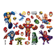 Q-version Avengers United States Captain America Hulk Children's temporary tattoo stickers birthday party tattoo transfer water transfer
