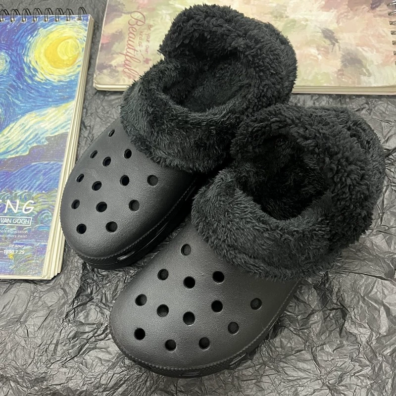 Пещерная обувь плюшевый вкладыш зимой теплый плюс пушистый чехол для мужчин и женщин большой размер бахилы съемный чехол для каблуков