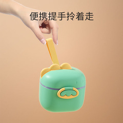 Sealed Storage Container Food Grade Cute Cartoon Moisture Proof Infant Rice Powder Baby Food Storage Box Milk Powder Can Portable Outdoors 