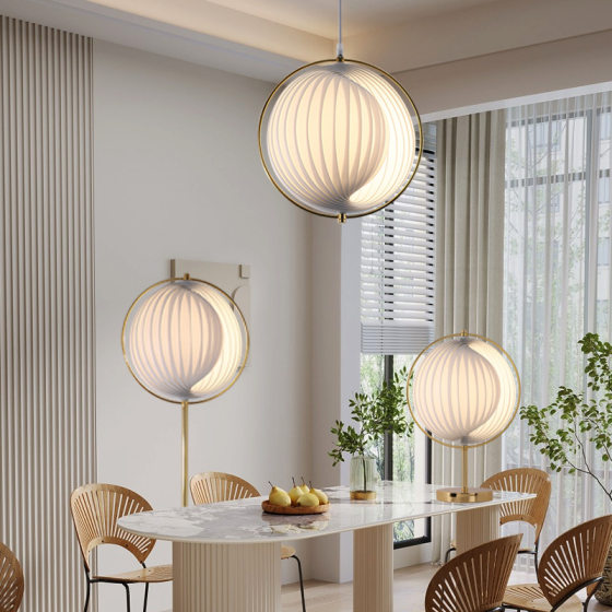 Middle Ancient Pleated Floor Lamp Living Room Lamp Vintage Simple Sofa Lamp Nordic Ins Cream Style Bedside Atmosphere Table Lamp