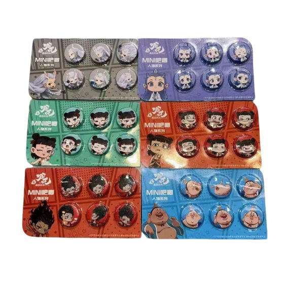 Which zha 2 magic boy around which zha naohai ao c mini cute wind yum badge high color value fan millet