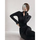 Lulu Sports Jacket Women's Autumn and Winter Quick-drying Zipper Yoga Top Running Cycling Climbing Tight Long-sleeved Fitness Clothes