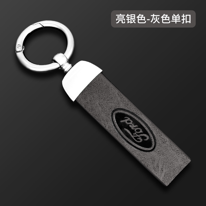 Hebilla simple ligera plateada Gris