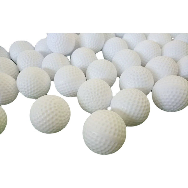 Производители поставляют 41 мм Белый Гольф PE выдувное формование полый мяч без отверстия для дома мяч для практики мяч для домашних животных