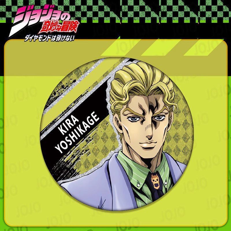 ジョジョの奇妙な冒険 アニメバッジ 空条承太郎 ジョルノ・ジョセフ ジョルノ・ジョセフ|undefined