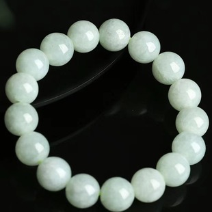 genuine goods natural jadeite a goods jade bracelet 81013MM single circle men and women light green jade bracelet jade jewelry