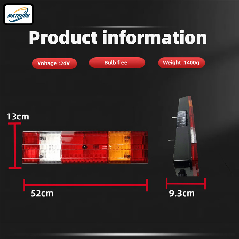 Luz de cola larga de halógeno para camiones pesados de Mercedes-Benz para actros MP1 MP2 MP3 ATEGO AXOR Brake Light