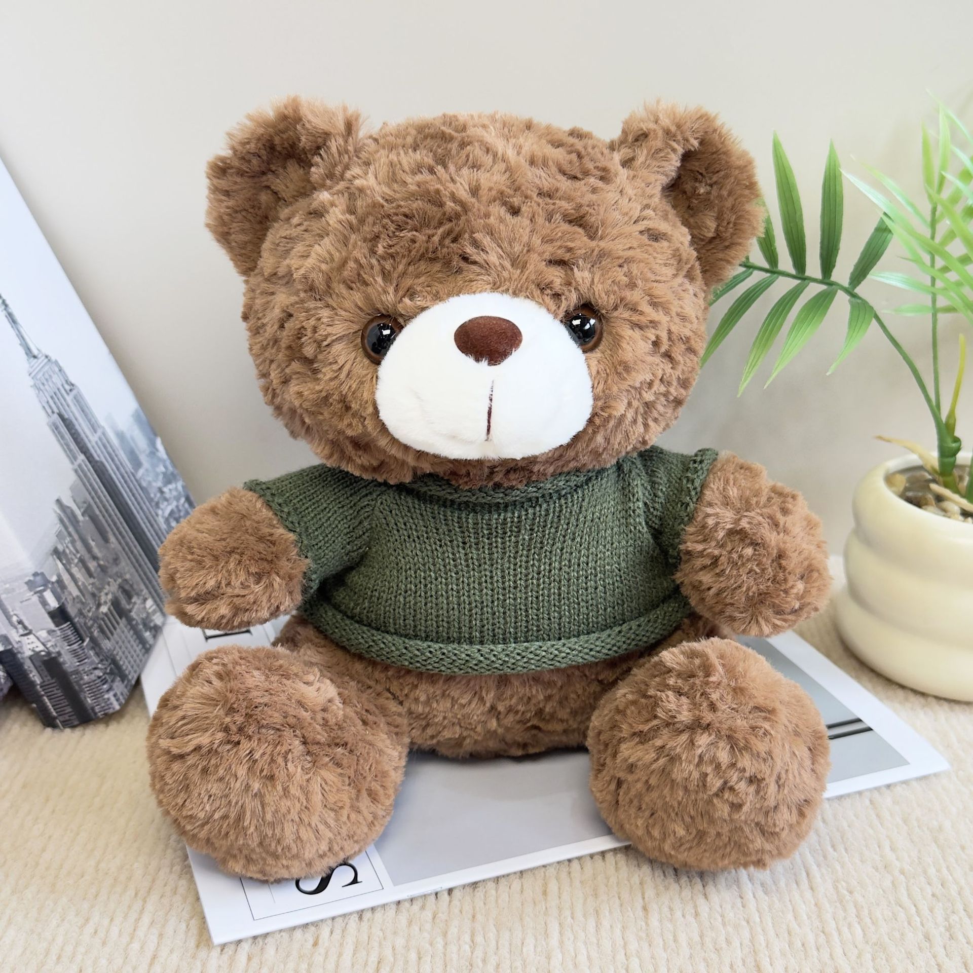 Osos de peluche abrazar osos muñecas muñecas agarrar muñecas regalo para niños impresión LOGO regalo juguetes de peluche