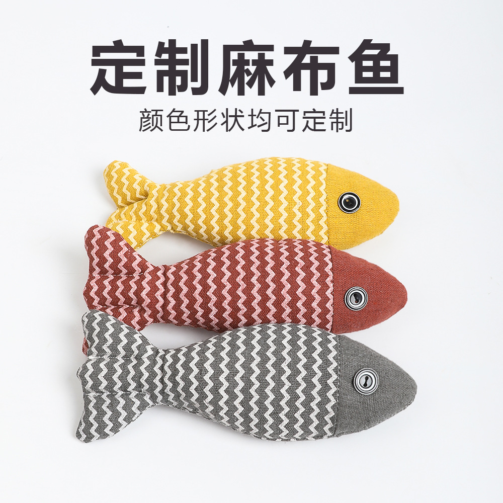 Personalizado gato de seda pescado gato menta simulación juguete de gato gato gatito dientes de molienda auto-hi para aliviar el aburrimiento de los suministros para gatos