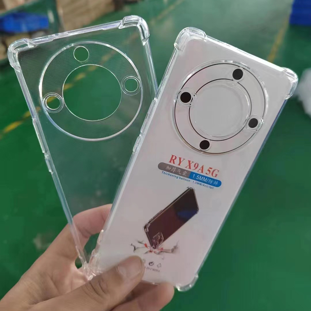 For Honor X7A 4G soft rubber anti-drop cover TPU protective cover glory X9A four-corner airbag thickened mobile phone case